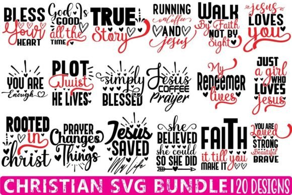 Christian SVG Bundle Vol.6 for Crafting & Handmade Business Use