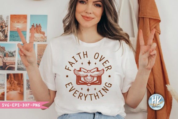 Faith over Everything Christian SVG Cut File Review for Digital Sellers