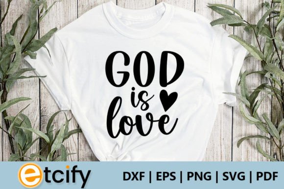 God is Love SVG: A Versatile Graphic Design Asset for Christian-Centric Content Publishing