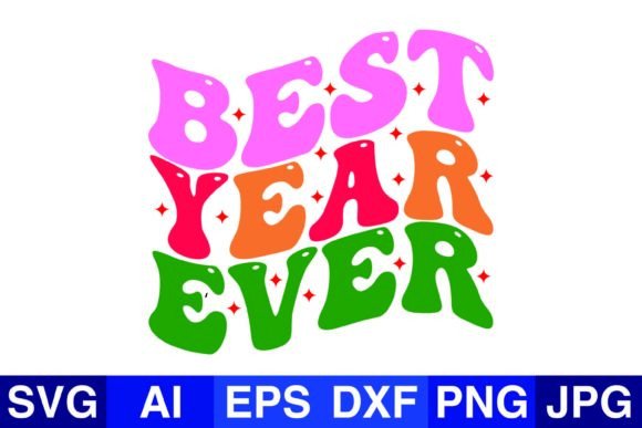 h1Best Year Ever Christmas SVG PNG Design for Crafts & Graphics Projects/h1