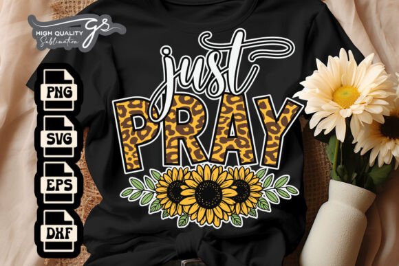 h1Just Pray Christian Sublimation SVG for Local Business Branding and Crafts/h1