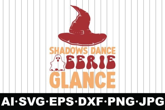 Shadows Dance, Eerie Glance Halloween – A Bold Graphic for Seasonal Branding