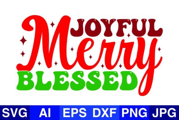 Testing the Joyful Merry Blessed Christmas SVG PNG D in Real Embroidery Projects